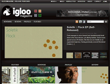 Tablet Screenshot of igloomag.com